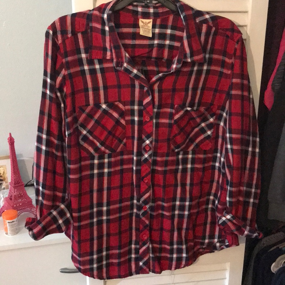 Flannel long sleeve shirt